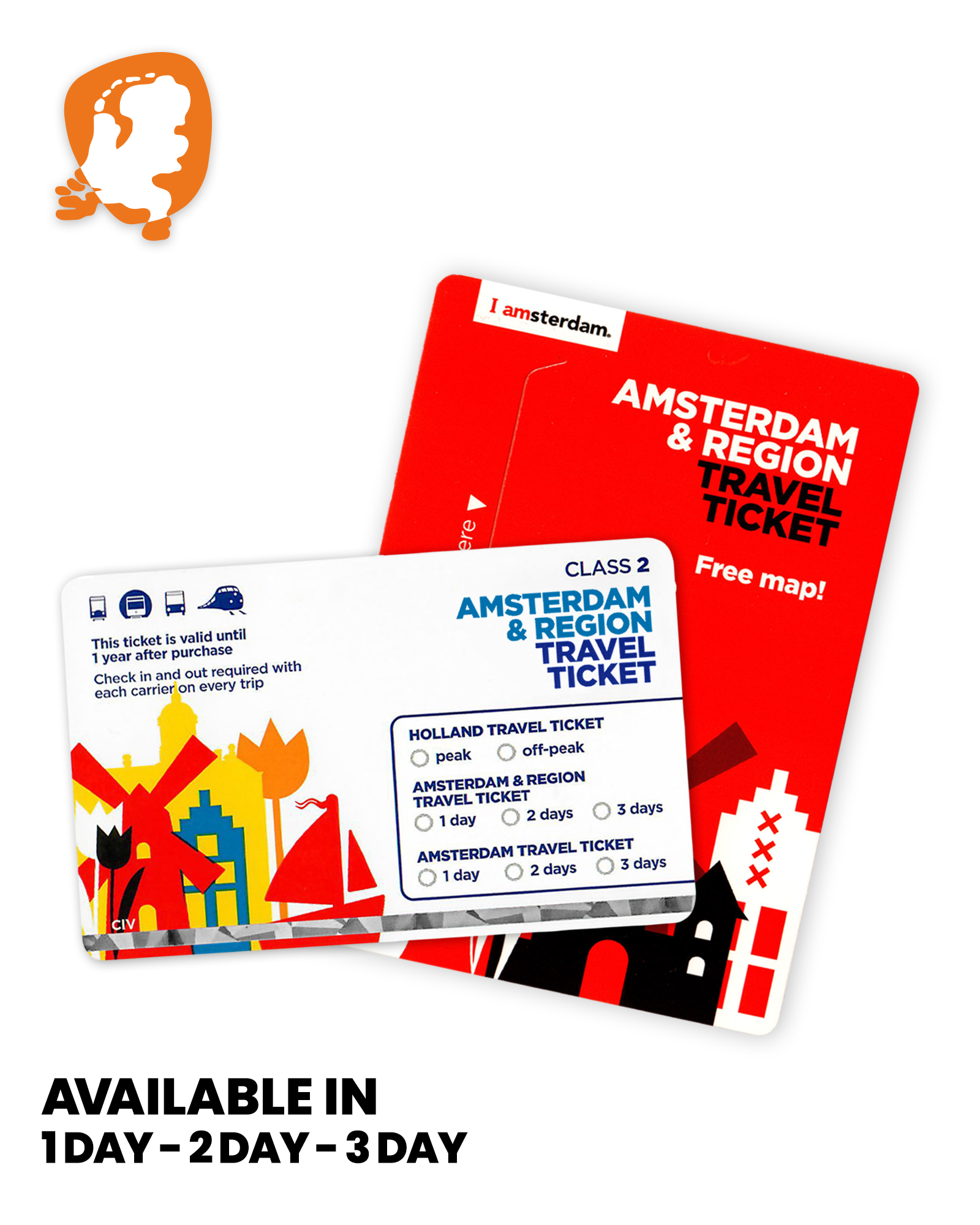 regional travel ticket amsterdam